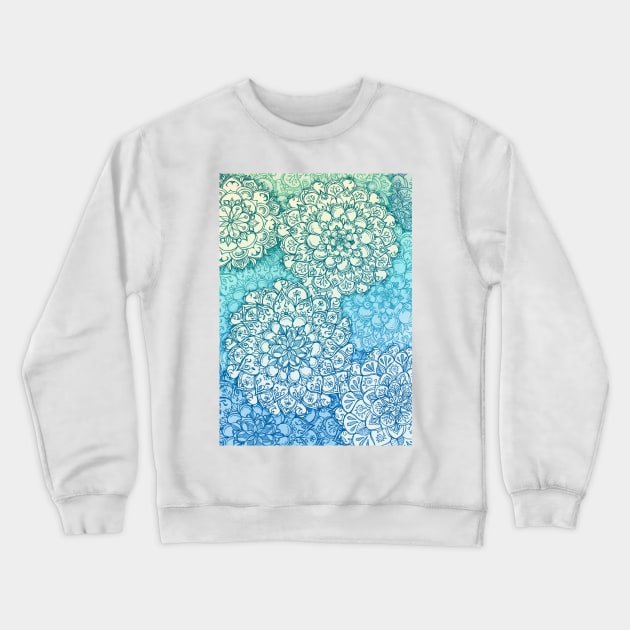 Ballpoint Pen Doodle Poem Crewneck Sweatshirt by micklyn